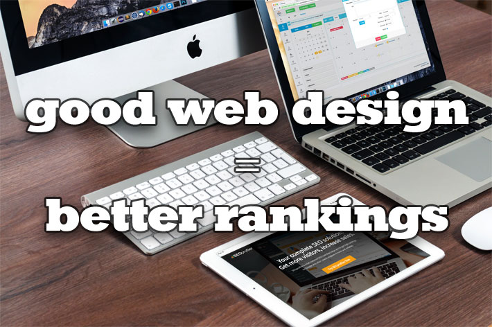 Good web design - better rankings