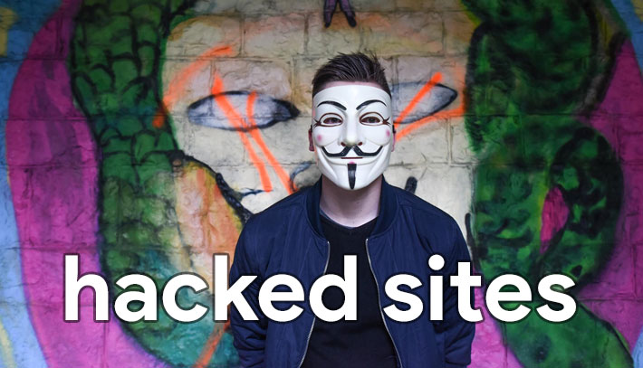 hacked websites on Google