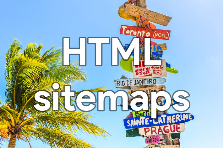 HTML sitemaps
